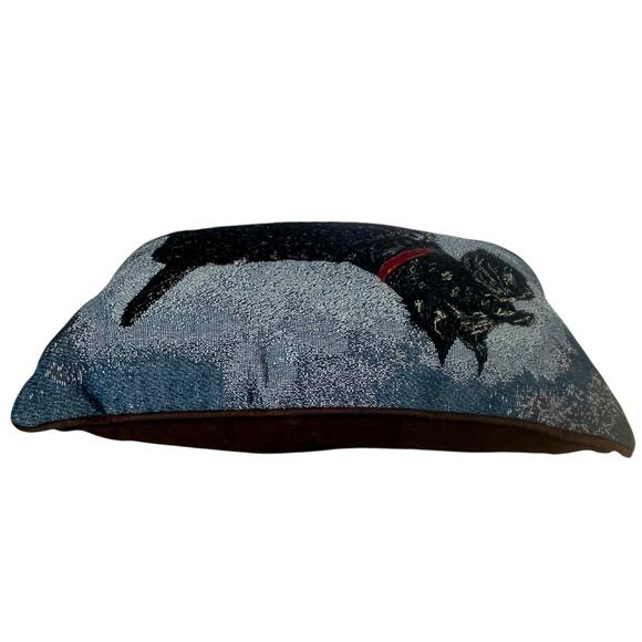 Vintage Scottie Scottish Terrier Tapestry Pillow Signed Linda Picken 15.5x11” - Picture 5 of 16